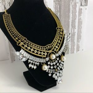 Fashion Elegant Pearl Big Rhinestone